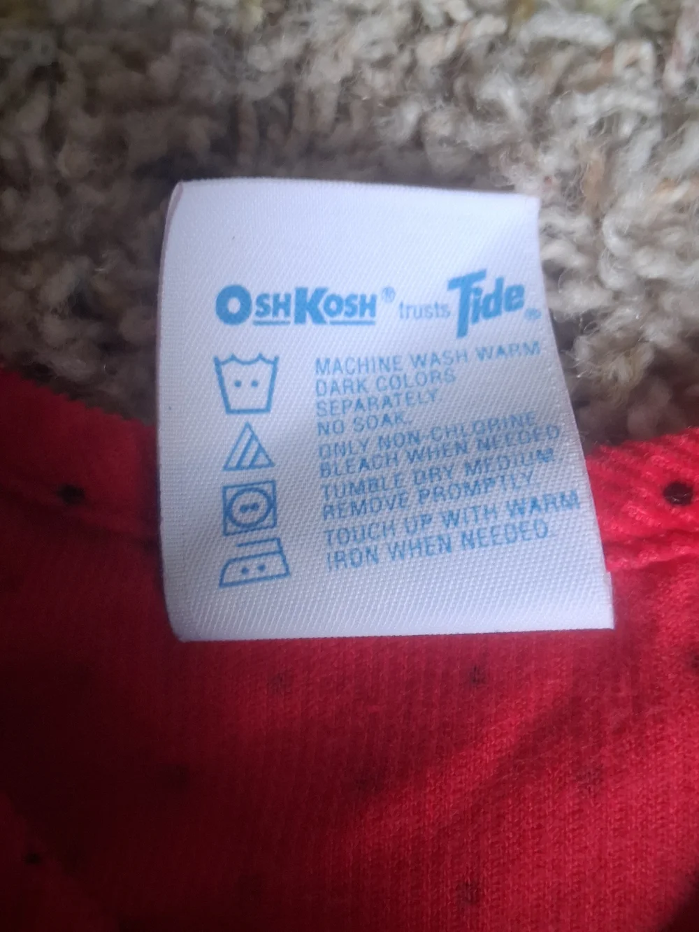 Vintage OshKosh B'gosh 12M Romper Polka Dot Overalls Heirloom Baby Cottagecore